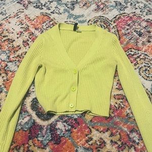 cropped cardigan